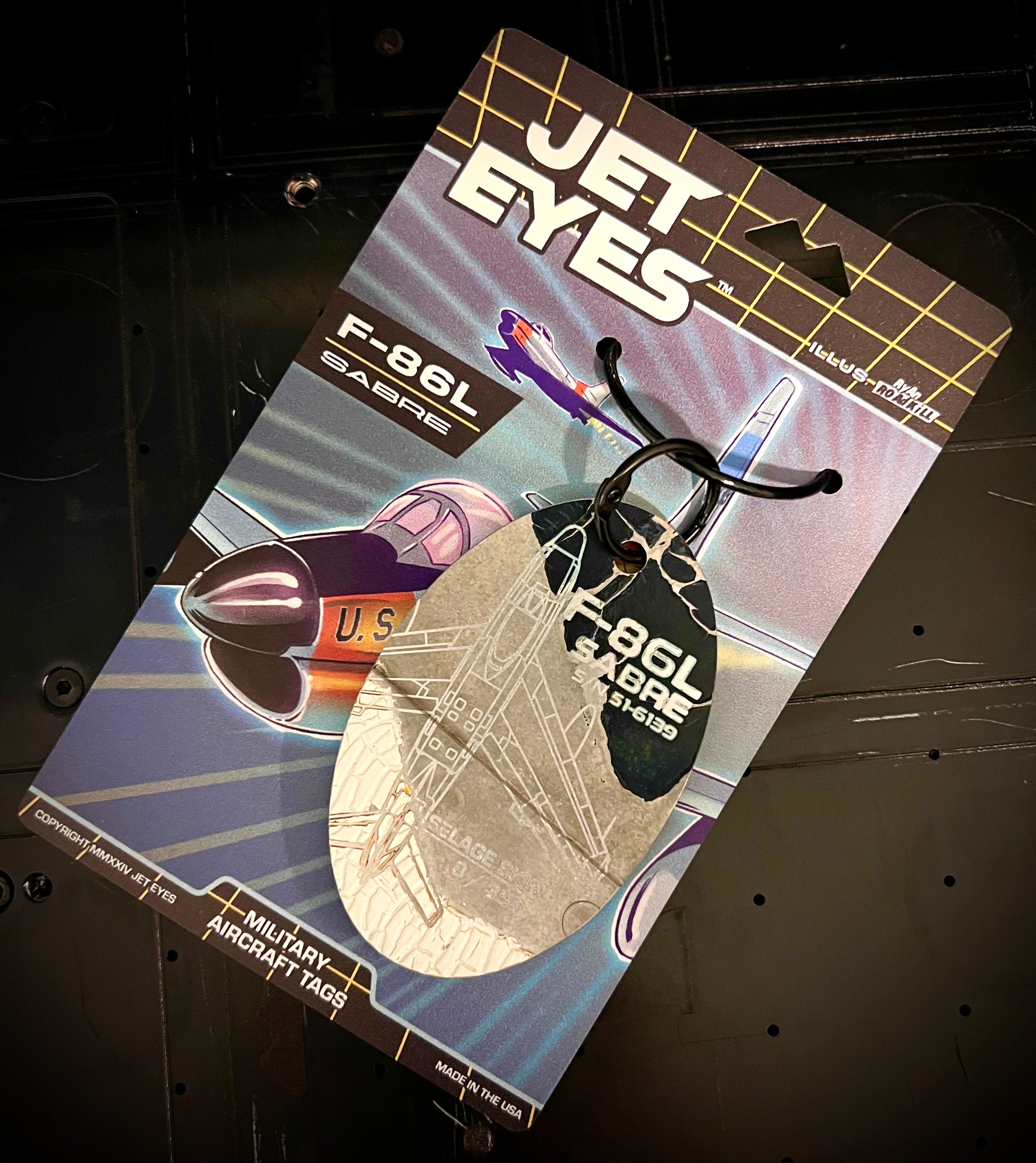 F-86L Sabre 51-6139 Aircraft Tag image 0