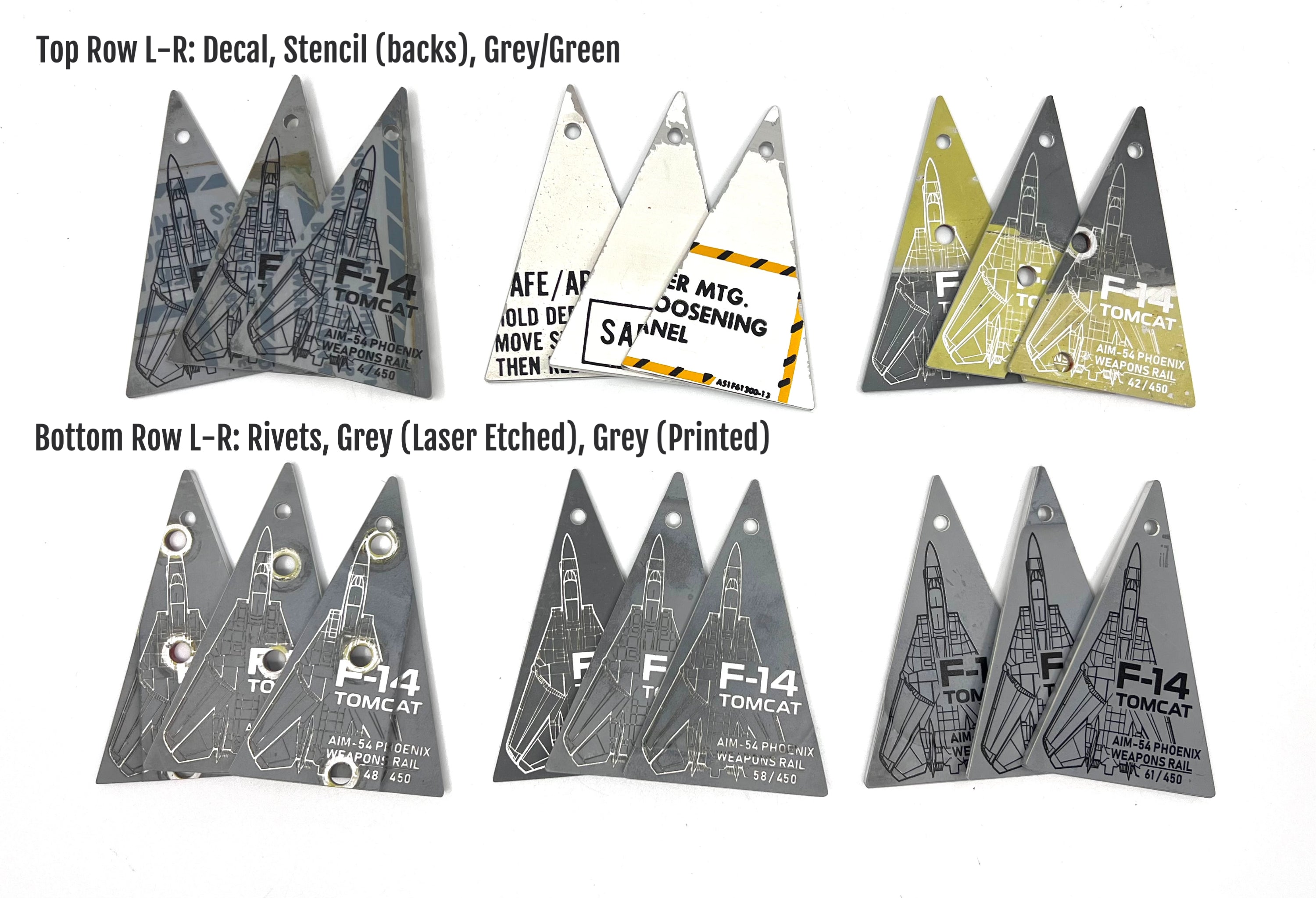 F-14 Tomcat AIM-54 Phoenix Weapons Rail Tag image 1