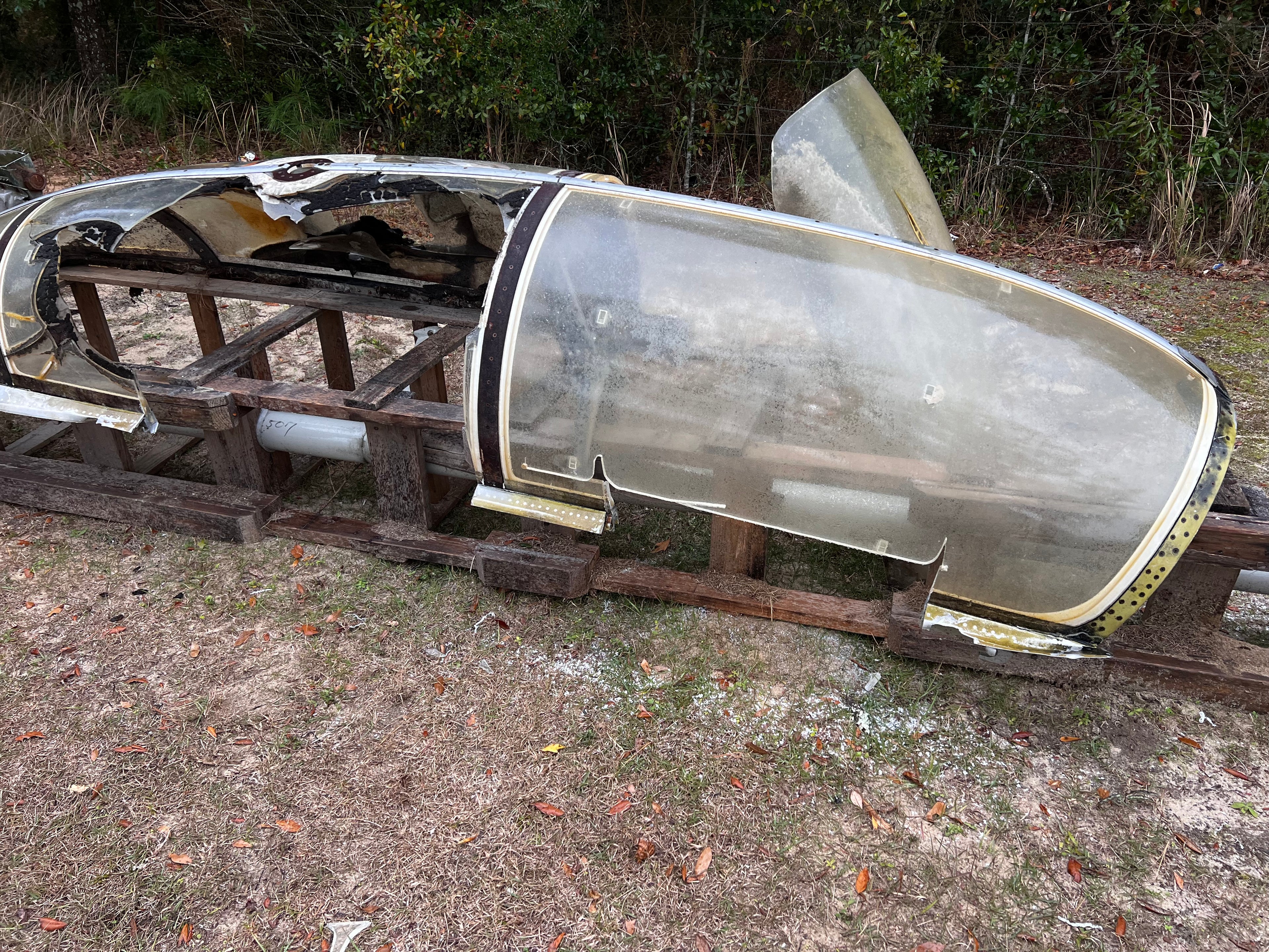 RB-47H Stratojet Canopy Rail Cross Section image 2