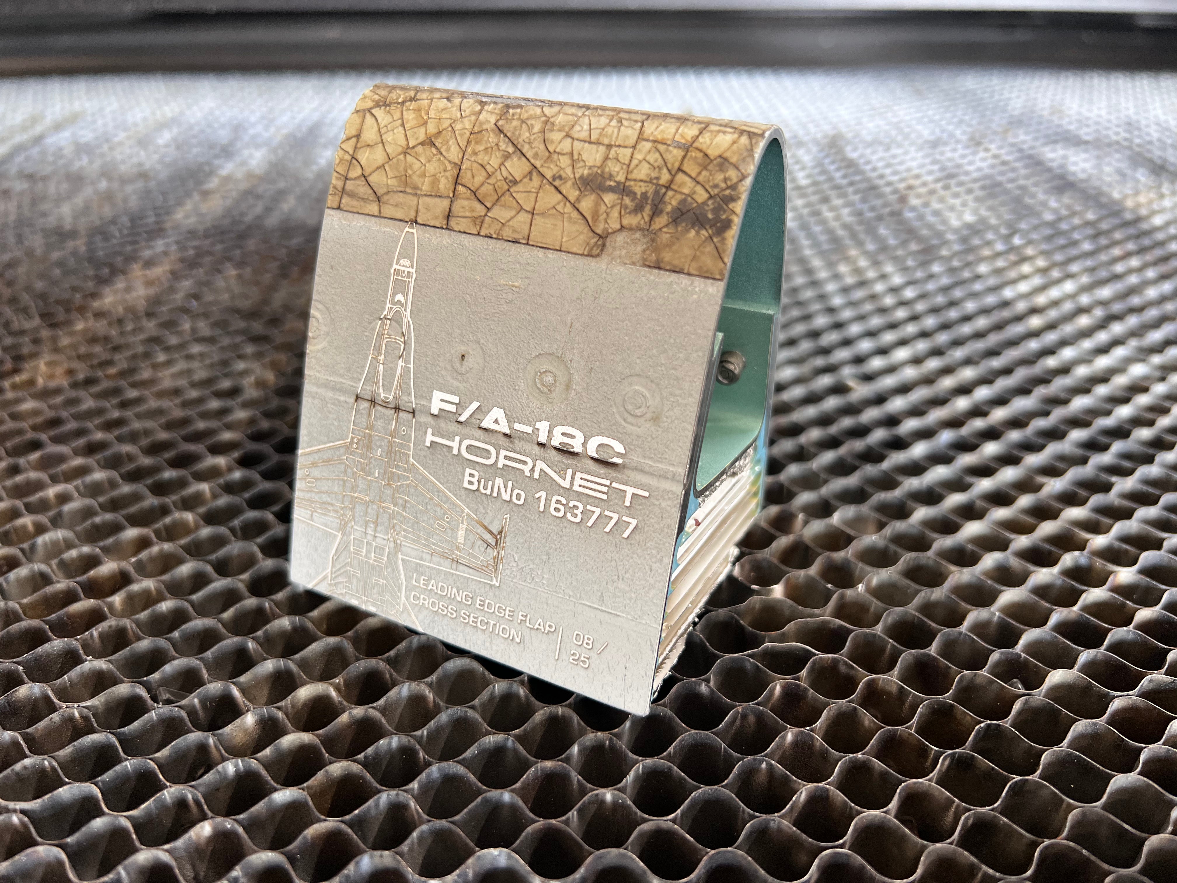 F/A-18C Hornet BuNo 163777 Leading Edge Flap Cross Section
