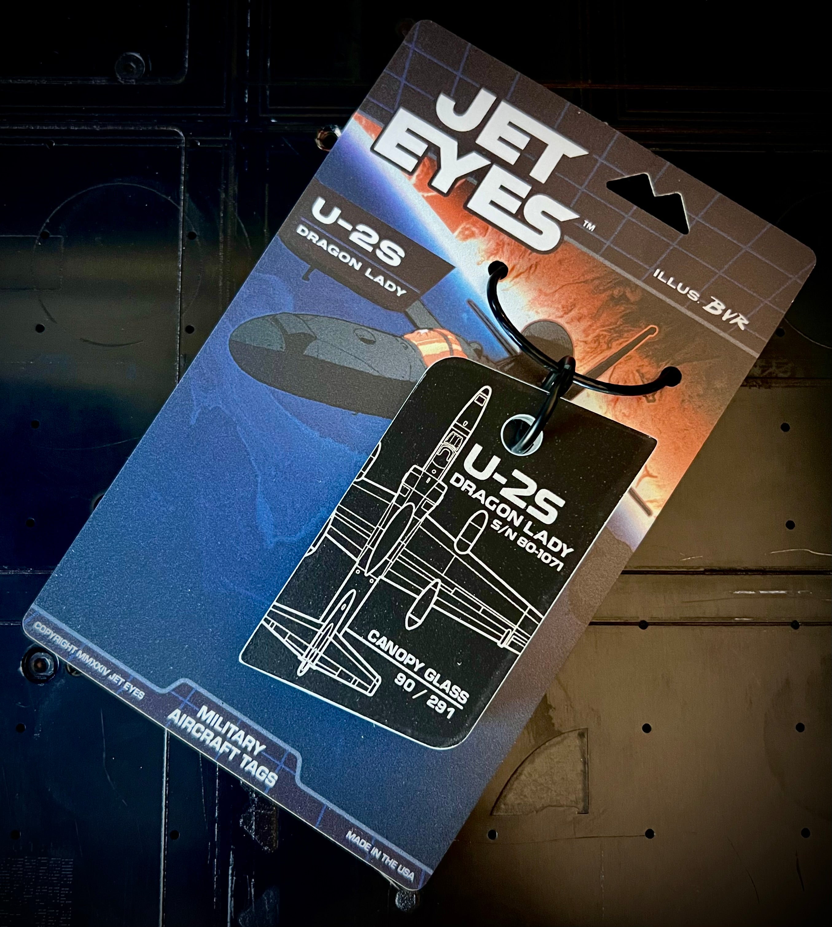 U-2S Dragon Lady 80-1071 Canopy Tag image 0