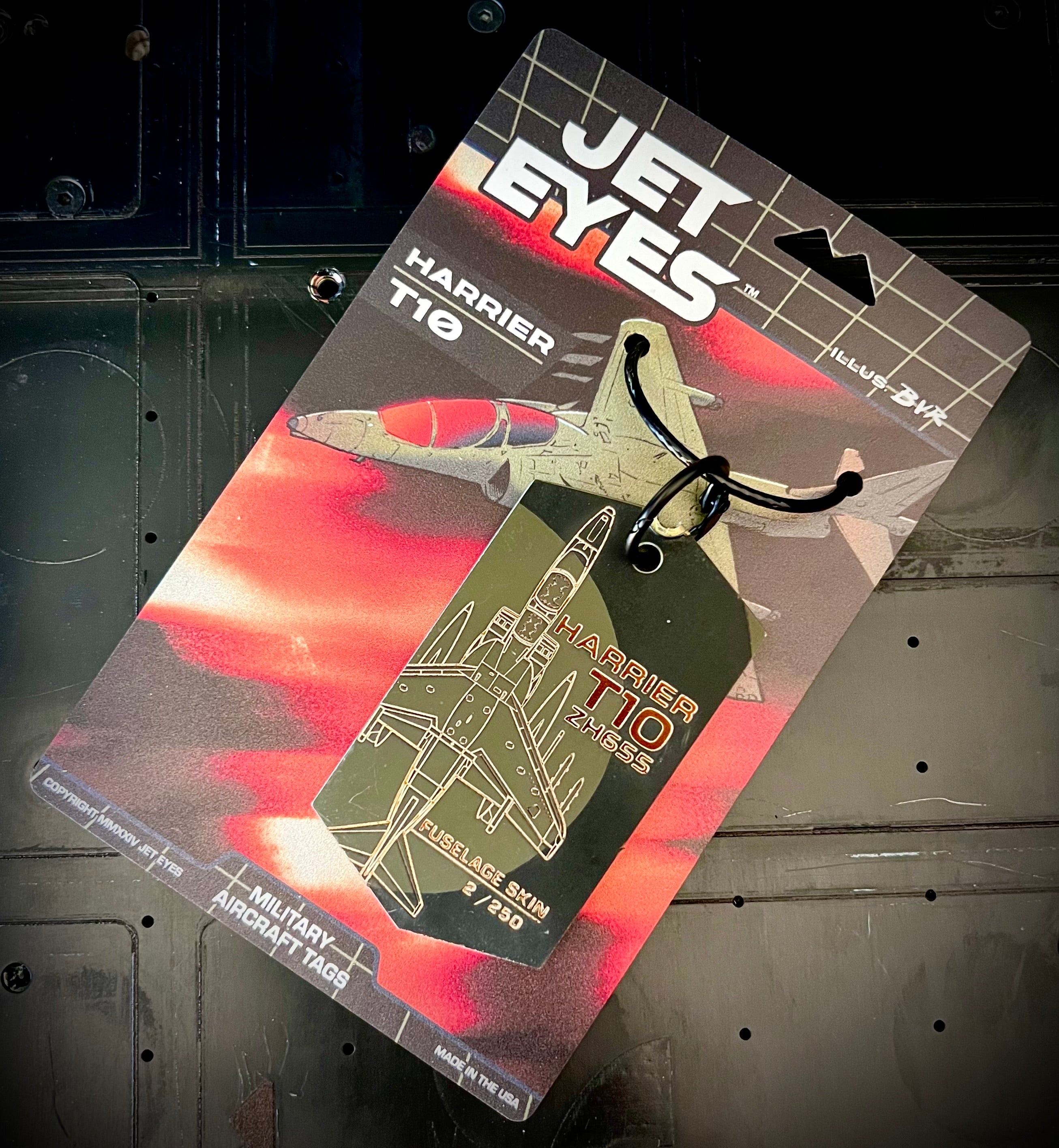 Harrier T10 ZH655 Fuselage Skin Tag image 0