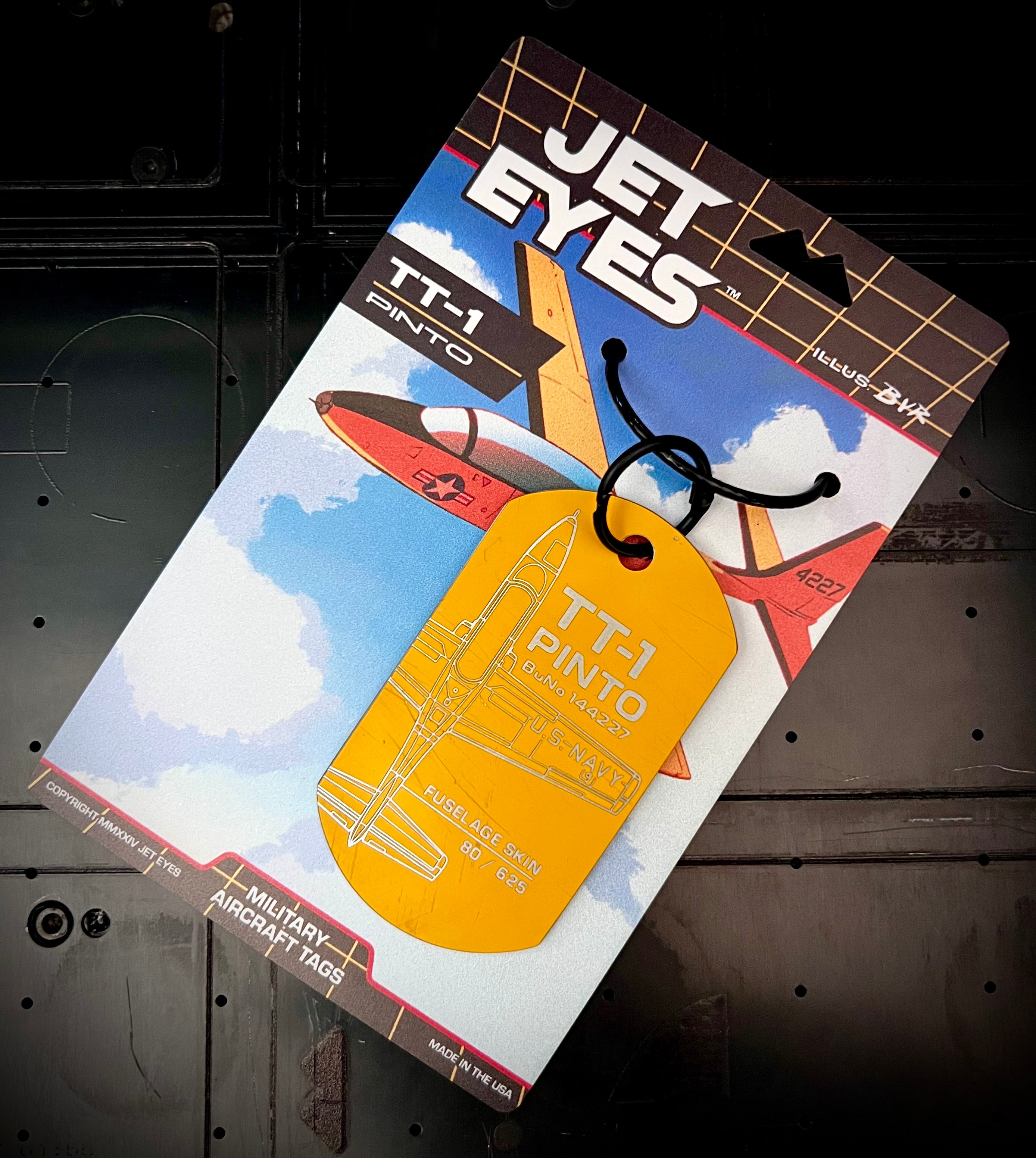 TT-1 Pinto BuNo 144227 Fuselage Tag image 0