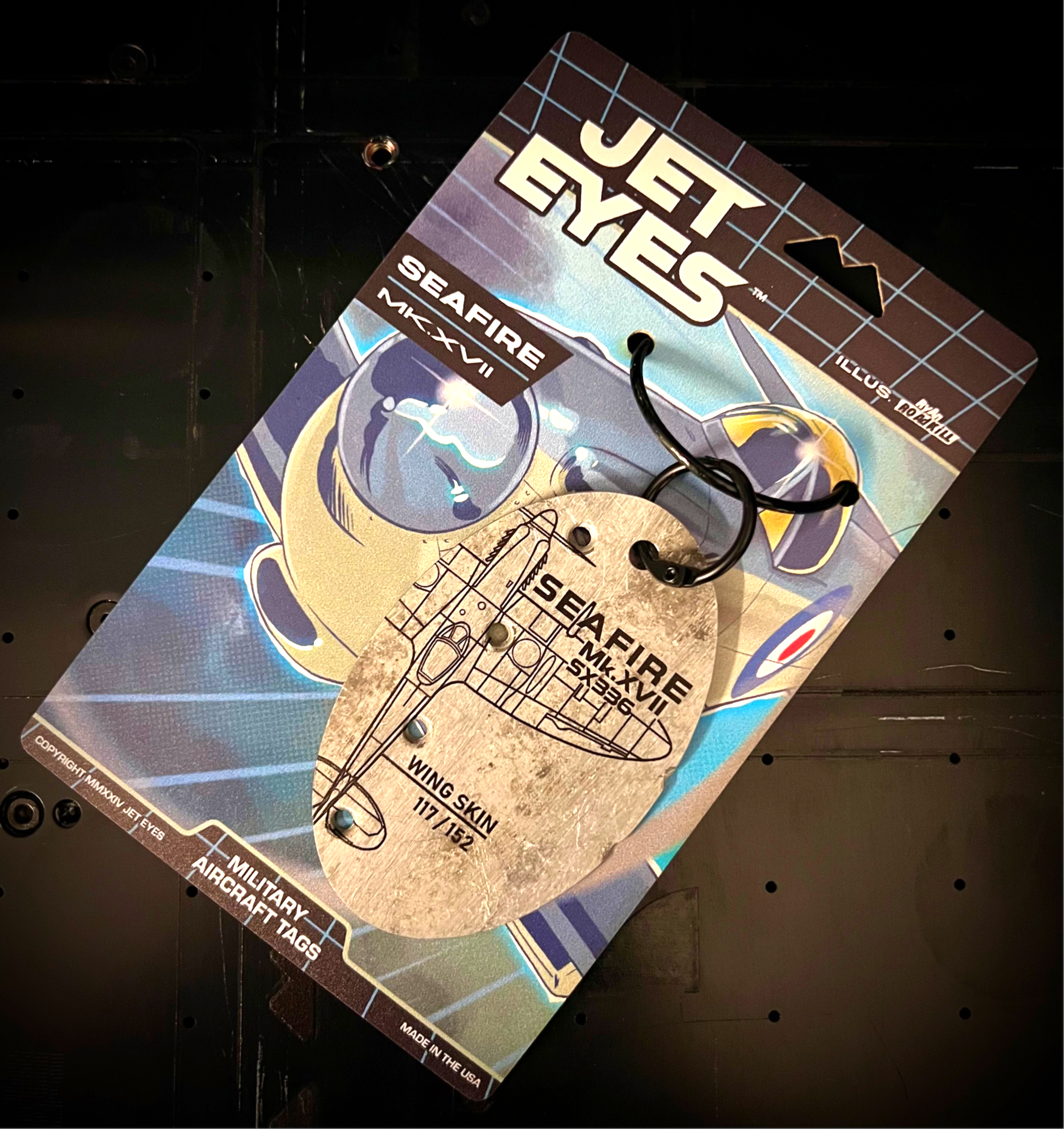 Seafire Mk.XVII SX336 Wing Skin Tag image 0