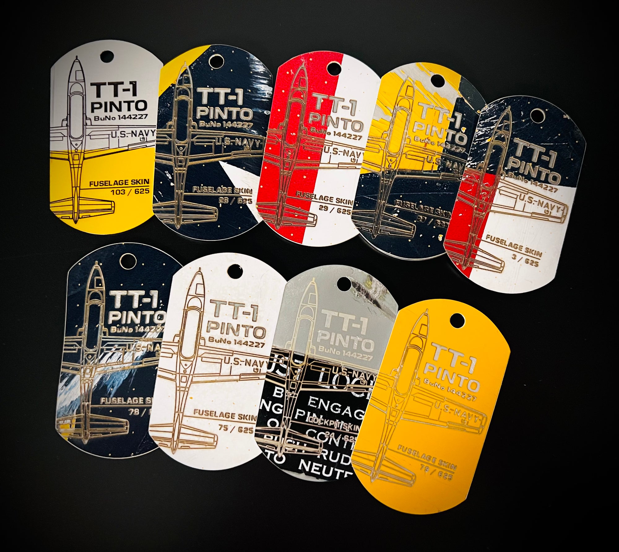 TT-1 Pinto BuNo 144227 Fuselage Tag image 2