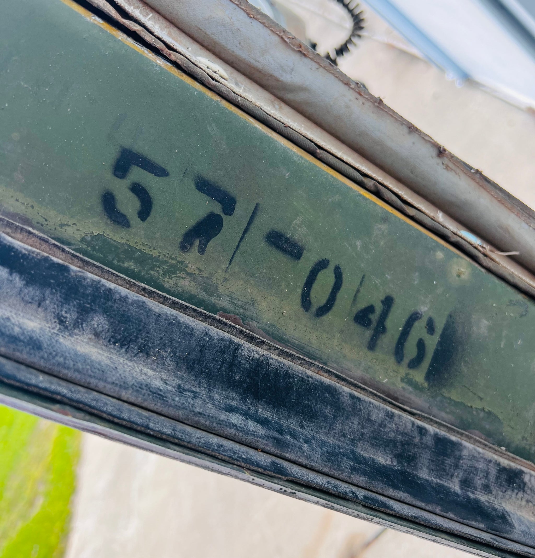 B-52F Stratofortress 57-0046 Co-Pilot Escape Hatch Tag image 4