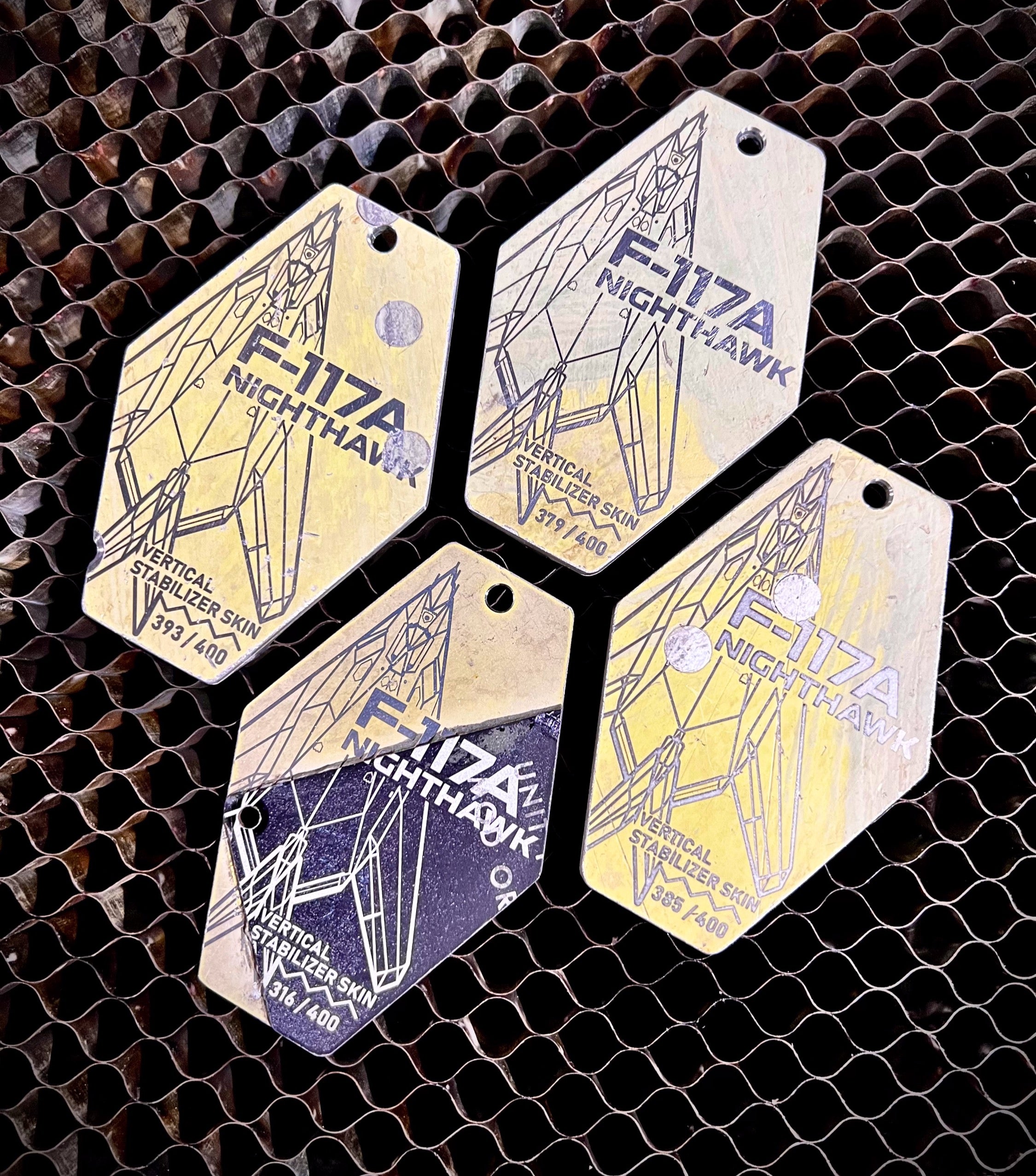 F-117A Nighthawk Vertical Stabilizer Tag