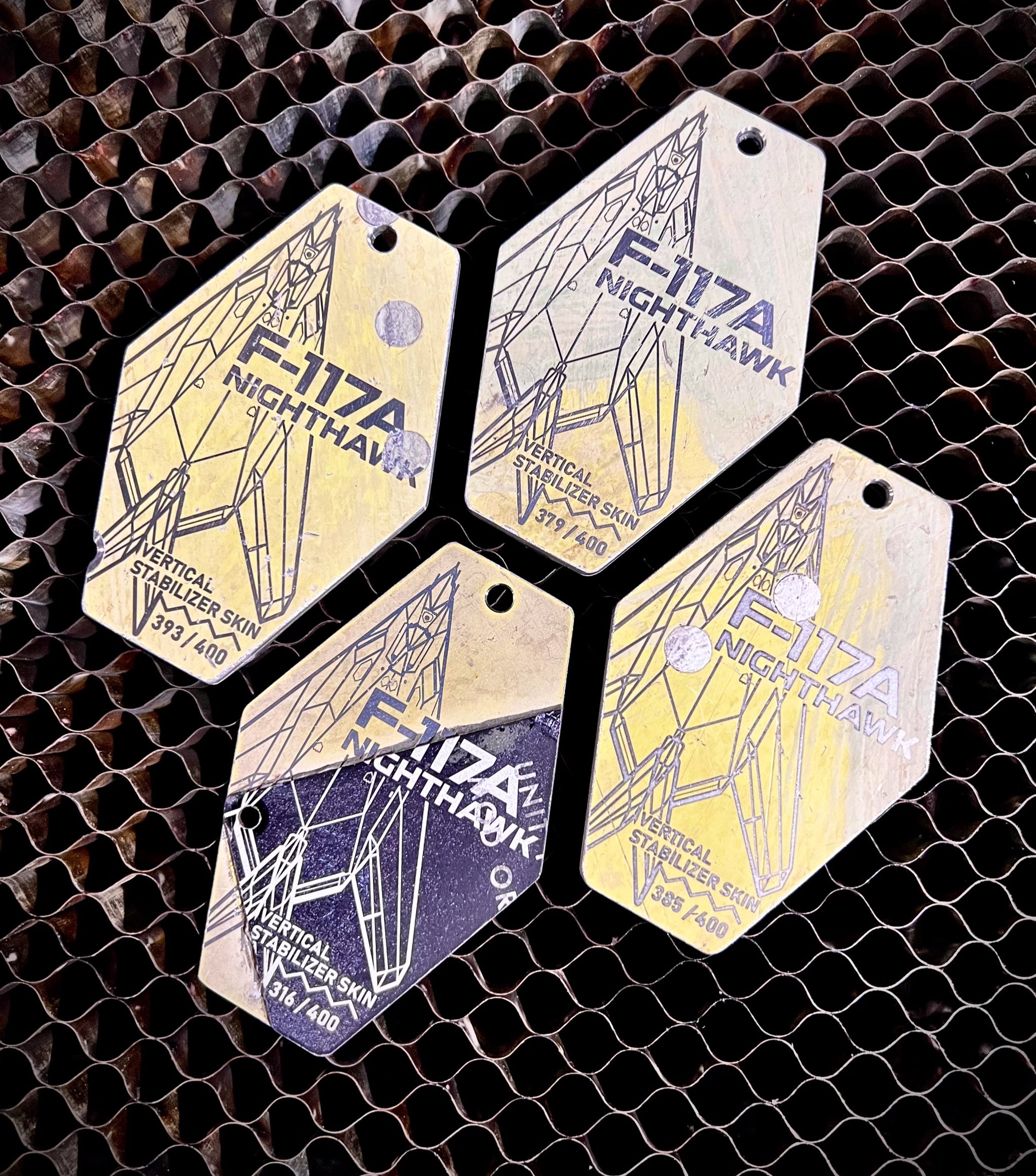 F-117A Nighthawk Vertical Stabilizer Tag image 4