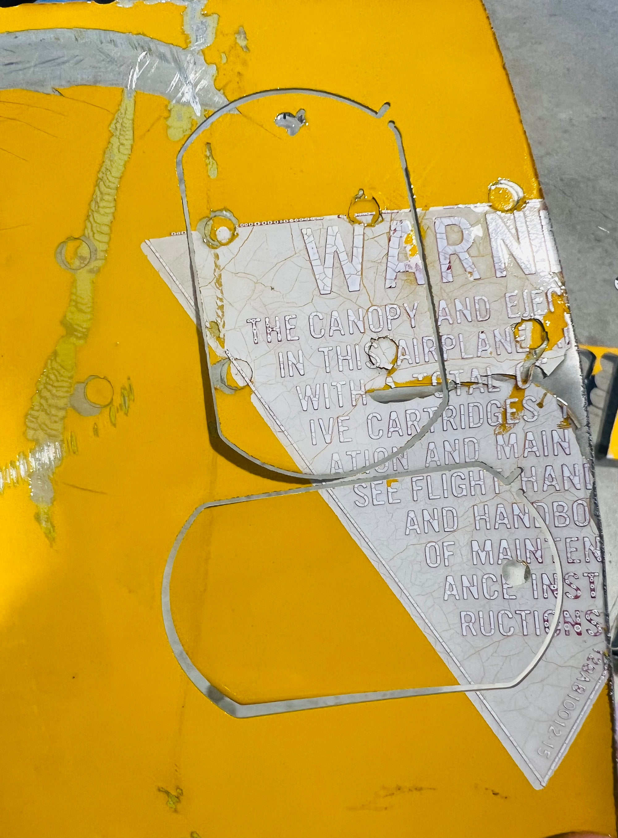 TT-1 Pinto BuNo 144227 Fuselage Tag image 6