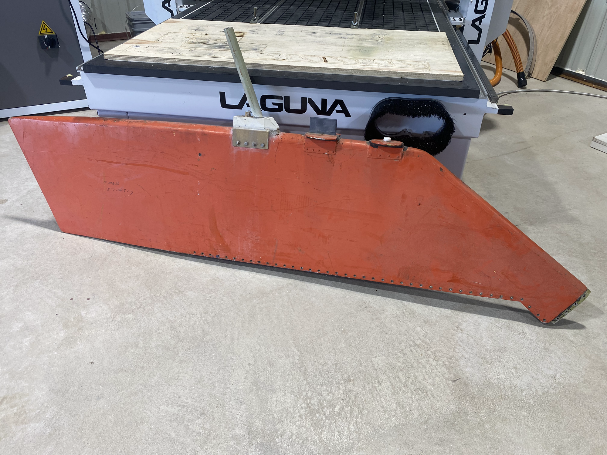 QF-106A Delta Dart 57-2517 Vertical Stabilizer Tag image 4