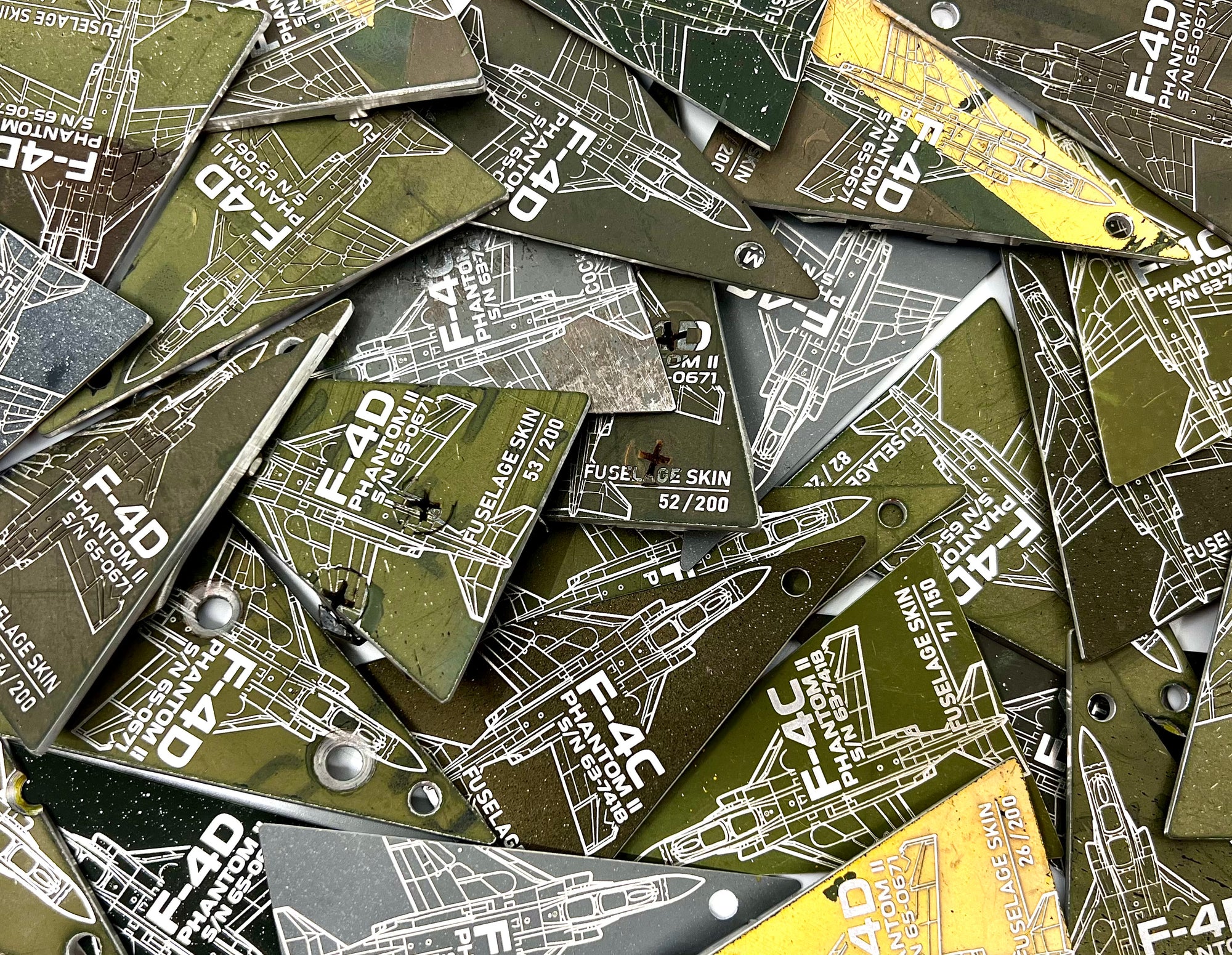 F-4C Phantom II 63-7418 Aircraft Tag image 2