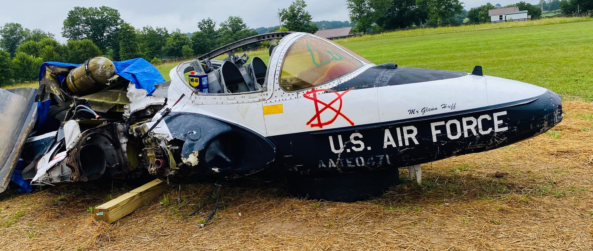 T-37B Tweet 68-8019 Fuselage Tag image 3