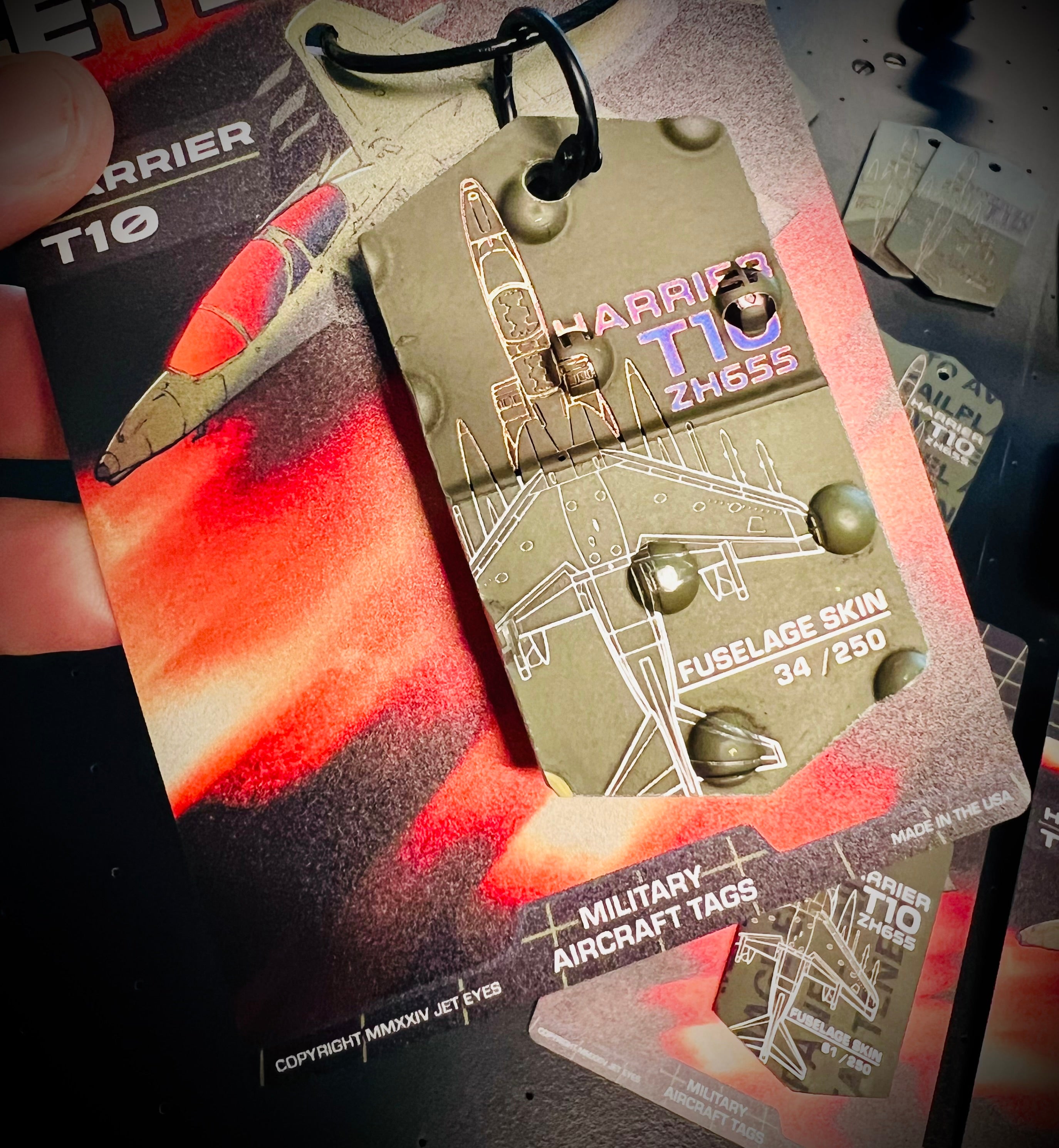Harrier T10 ZH655 Fuselage Skin Tag – JET EYES