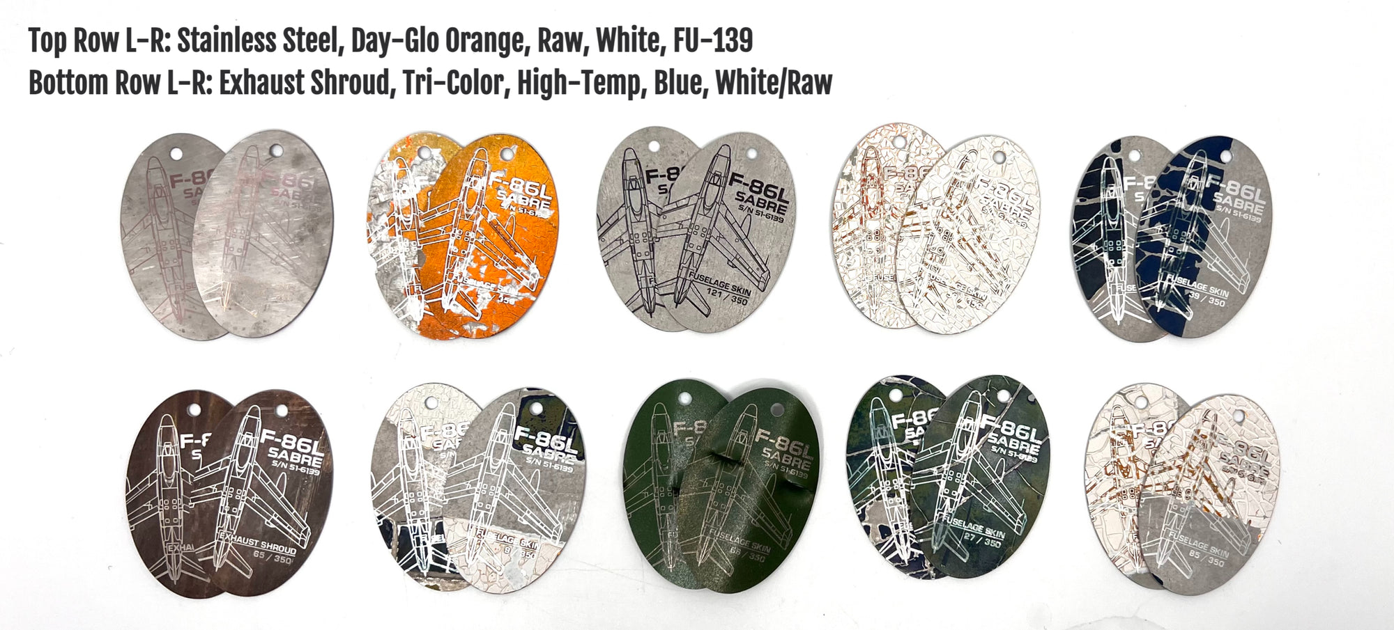 F-86L Sabre 51-6139 Aircraft Tag image 1