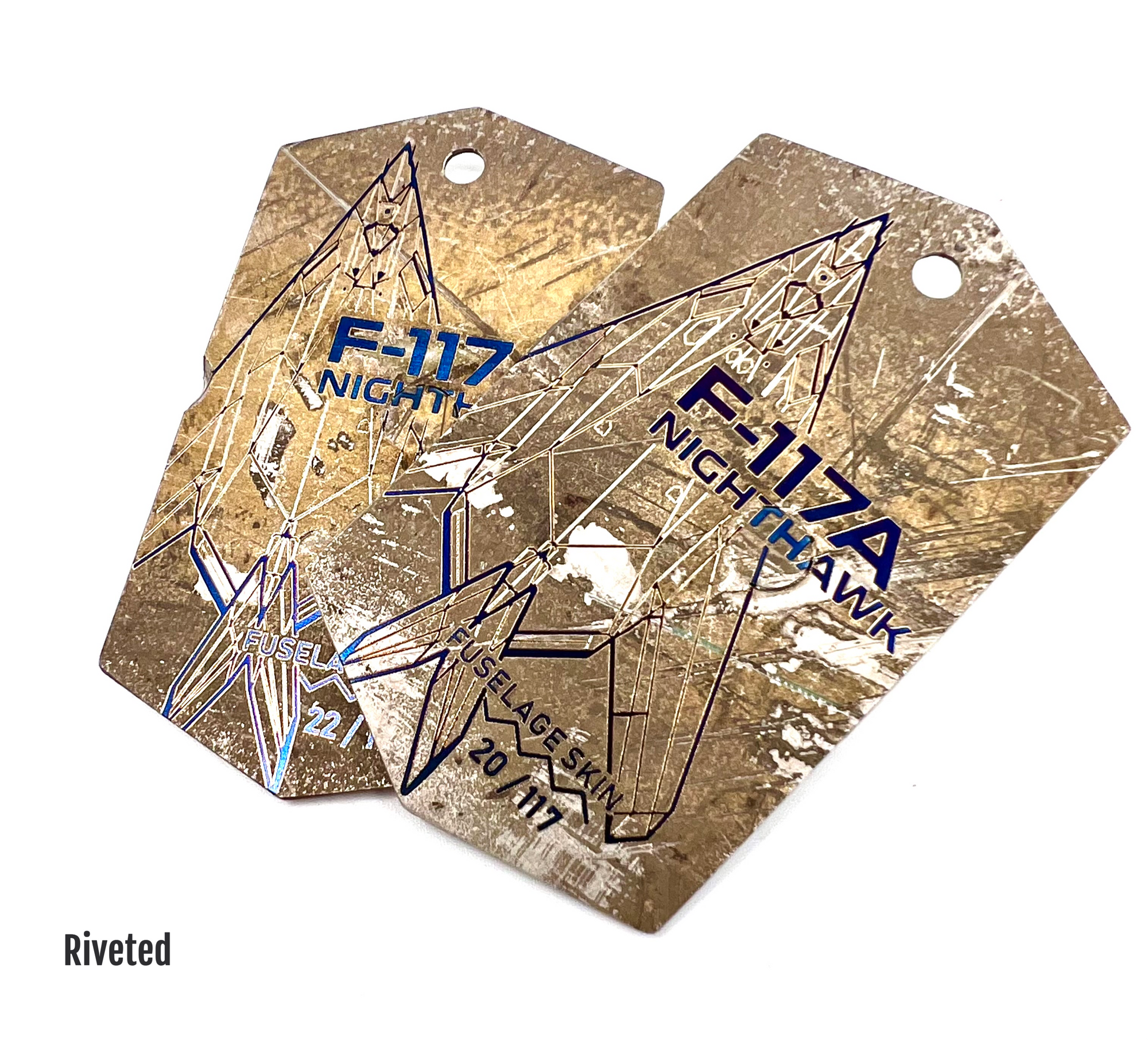 F-117A Nighthawk Titanium Fuselage Skin Tag image 2