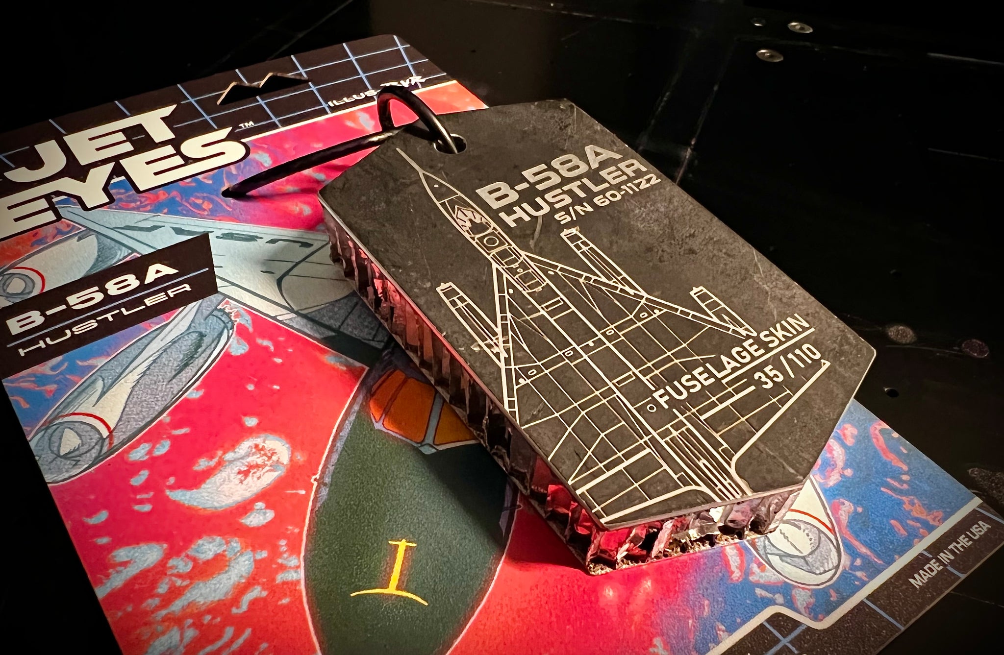 B-58A Hustler 60-1122 Fuselage Skin Tag image 5