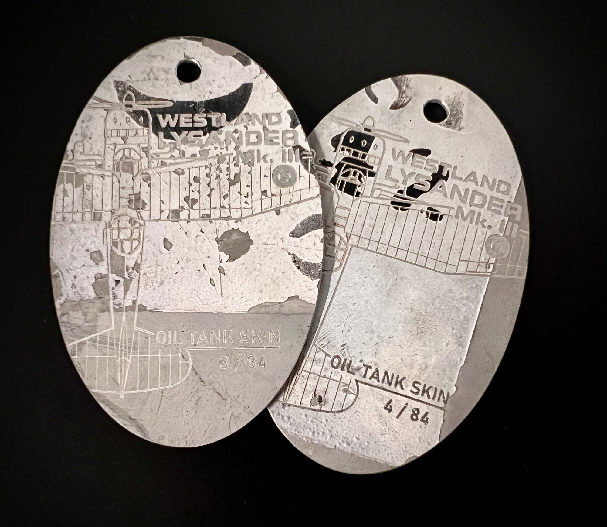 Westland Lysander Mk.III Oil Tank Skin Tag image 3