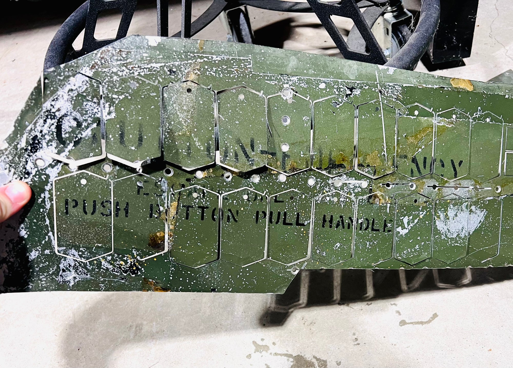B-52F Stratofortress 57-0046 Co-Pilot Escape Hatch Tag image 6
