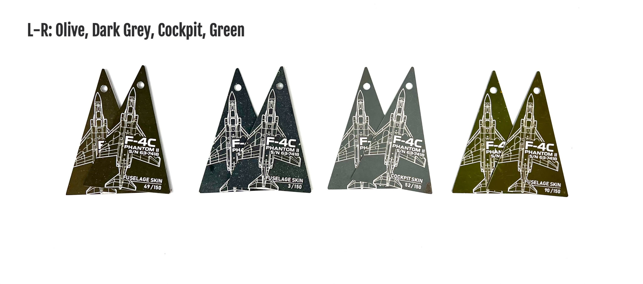 F-4C Phantom II 63-7418 Aircraft Tag image 1