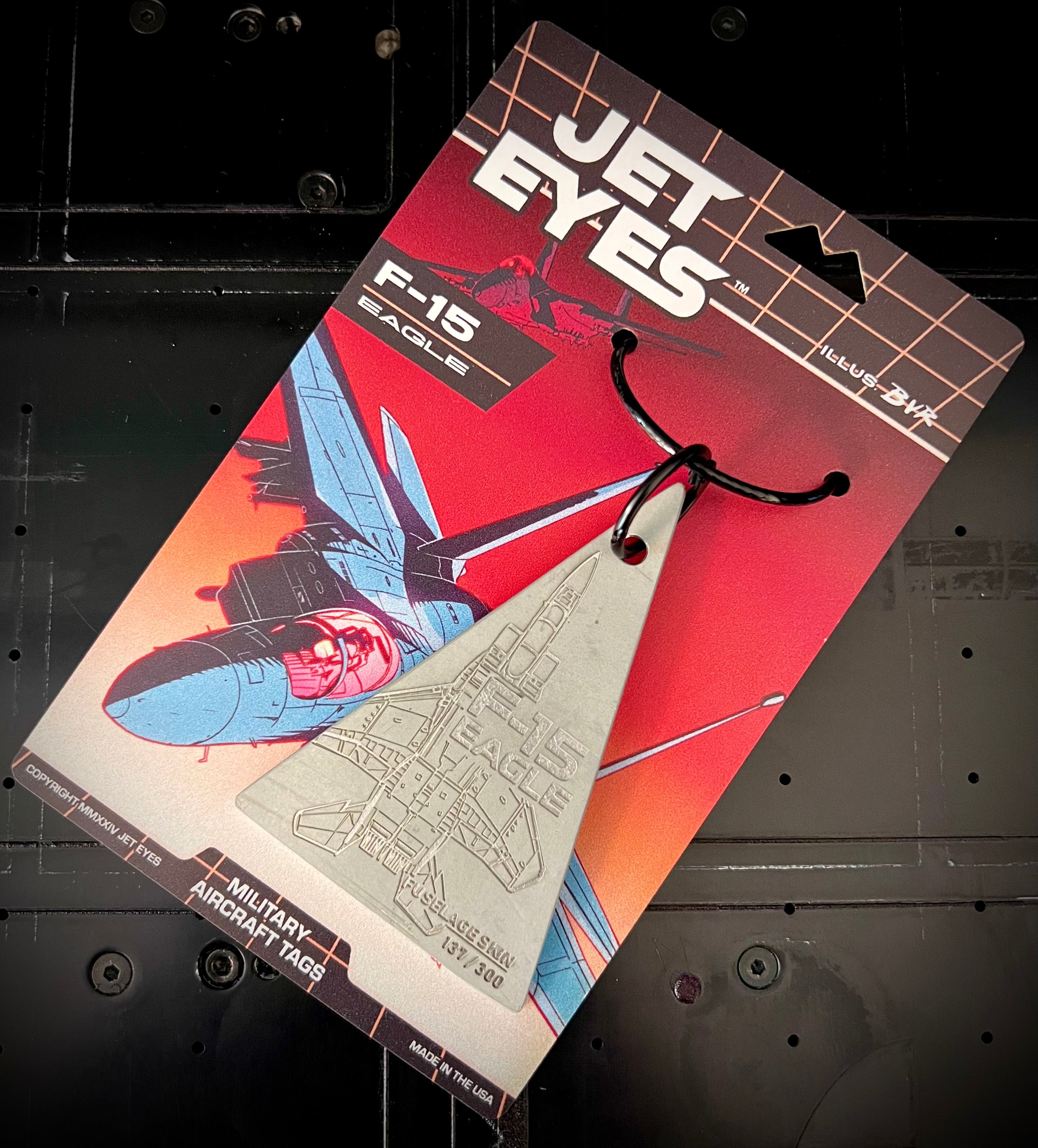 米空軍 練習機 T-37 ツイート タグ キーホルダー 実機 JETEYES All JETs
