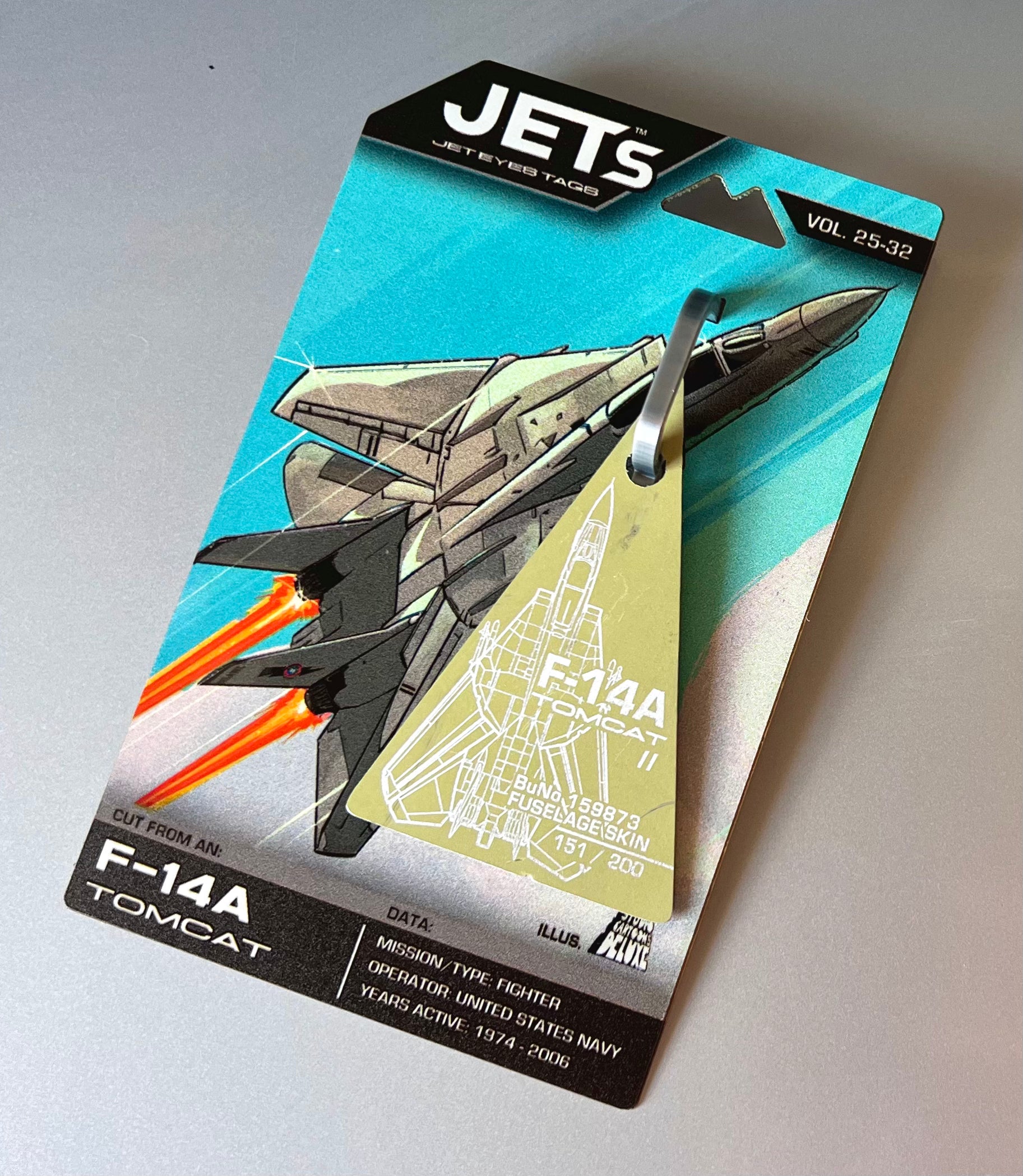 F-8 F-100 A-7タグ キーホルダー 3枚セット JETEYES ALL JETs – JET EYES
