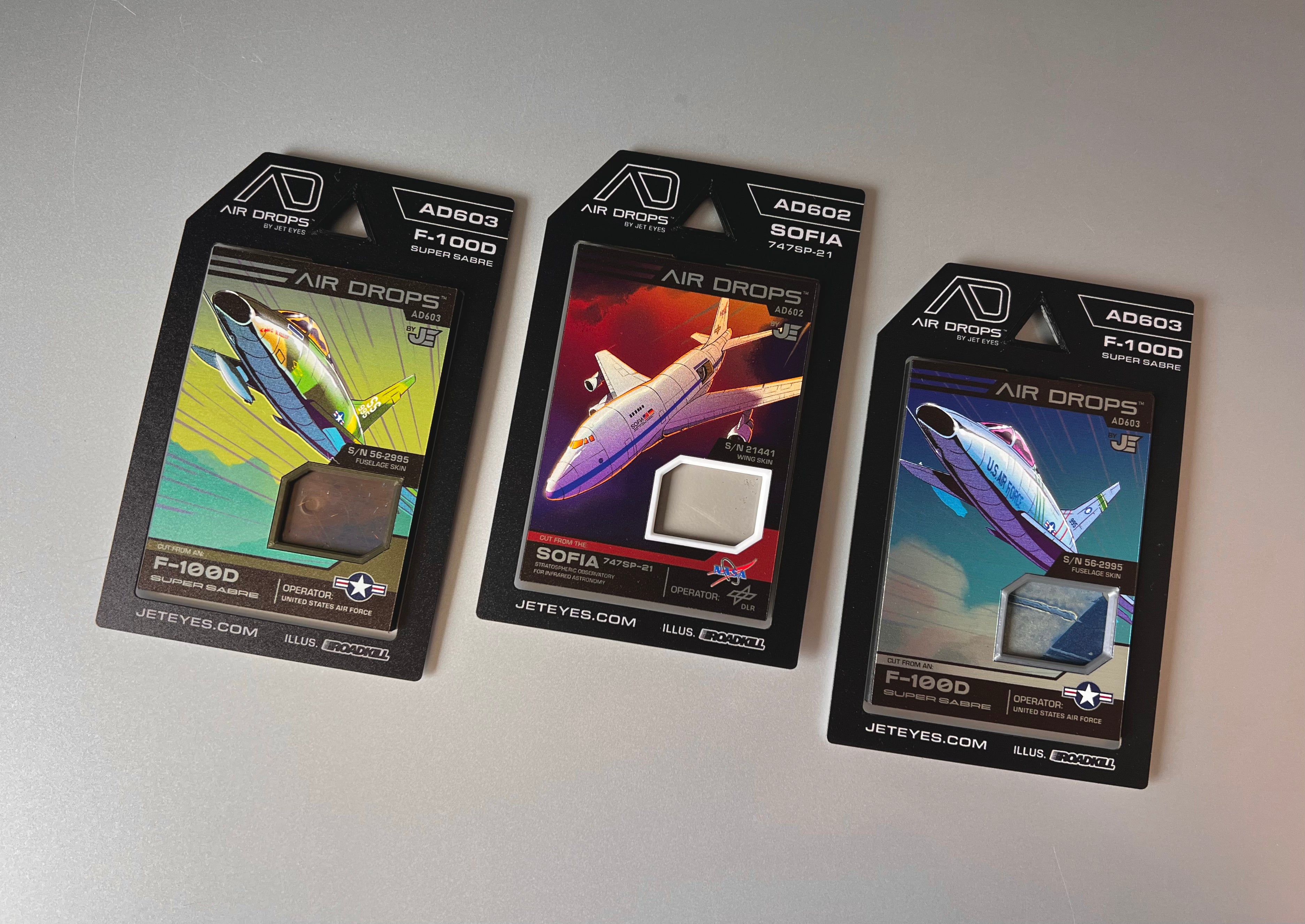 Air Drops AD602: SOFIA 747SP + AD603: F-100D Super Sabre