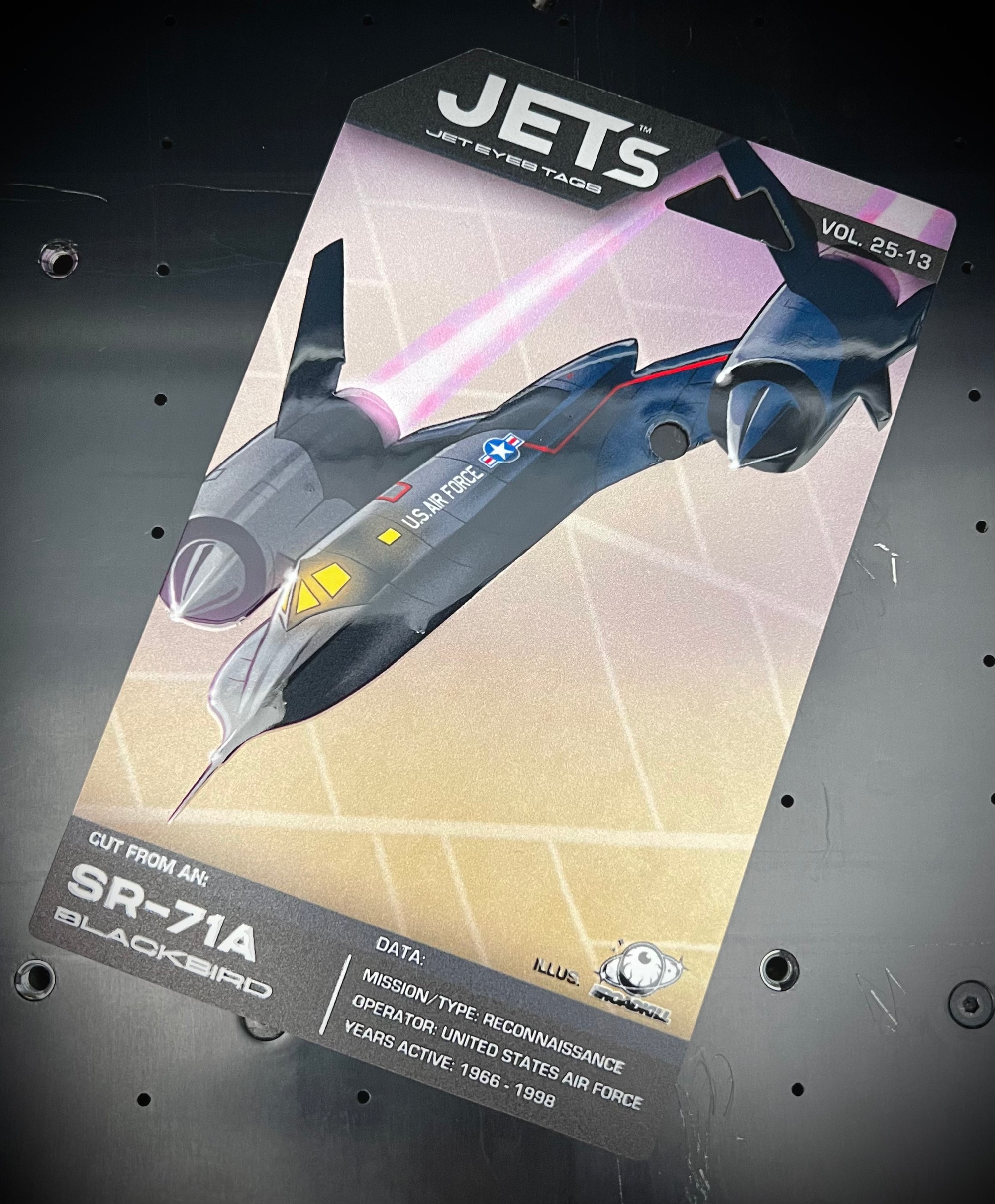 JETs Vol. 25-13: SR-71 Blackbird Fuselage Skin - SUPER CUSTOM ORDERS ONLY