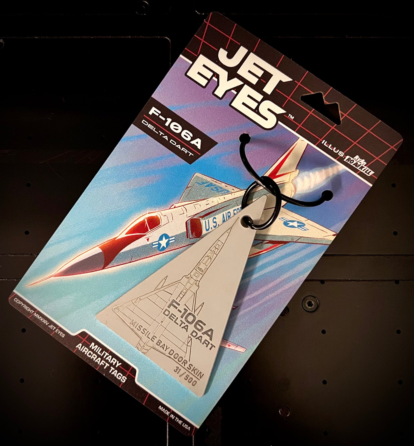 F-106A Delta Dart Missile Bay Door Tag image 0