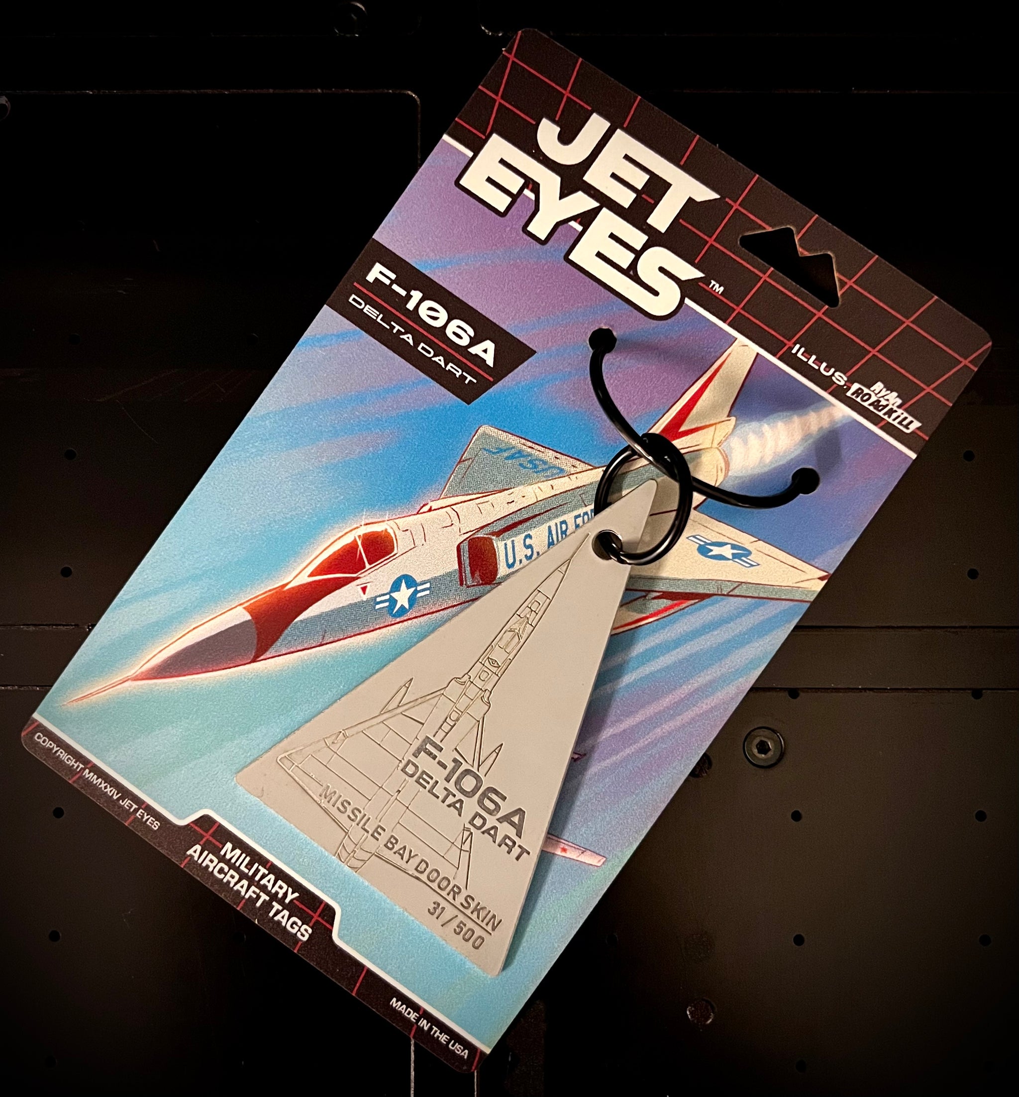 F-106A Delta Dart Missile Bay Door Tag image 0