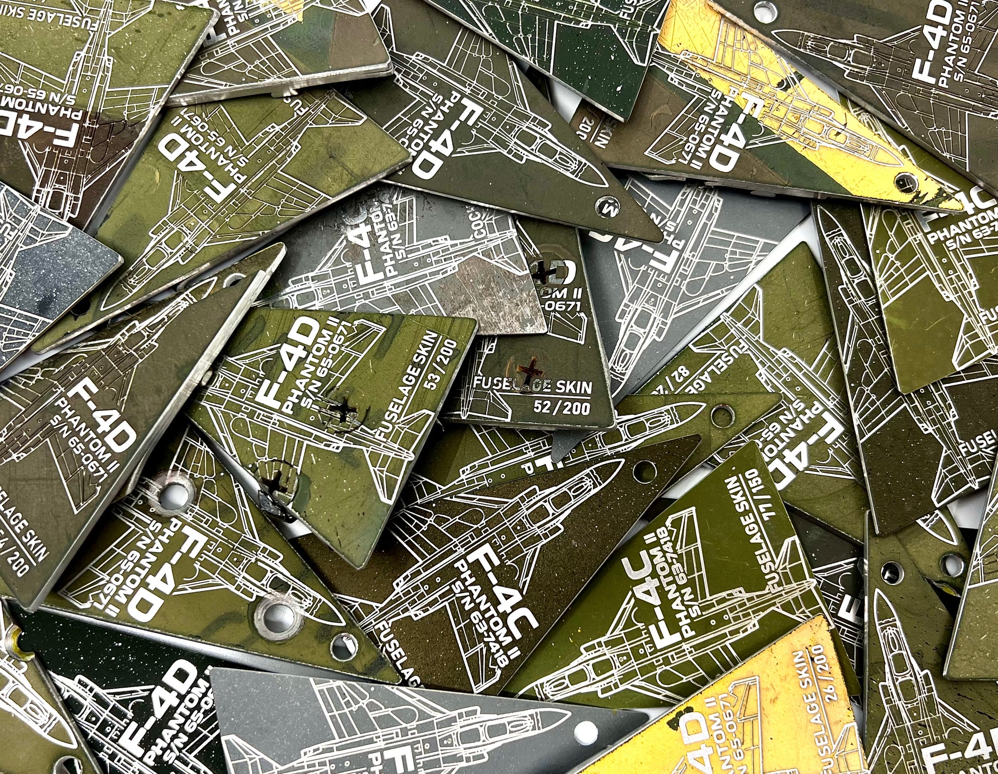 F-4D Phantom II 65-0671 Aircraft Tag image 3