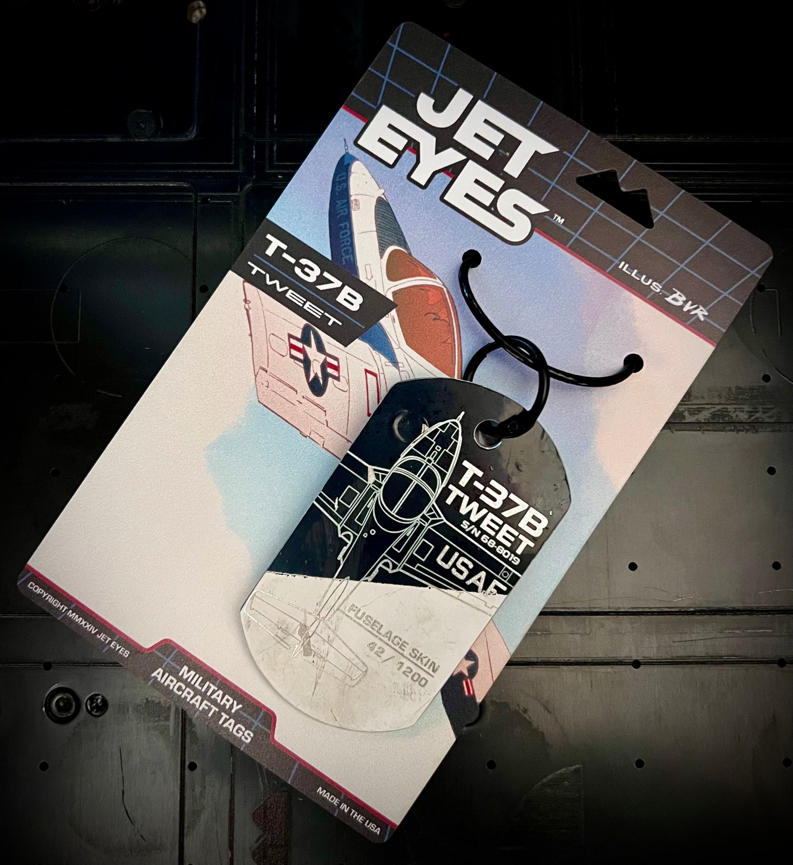 T-37B Tweet 68-8019 Fuselage Tag image 0