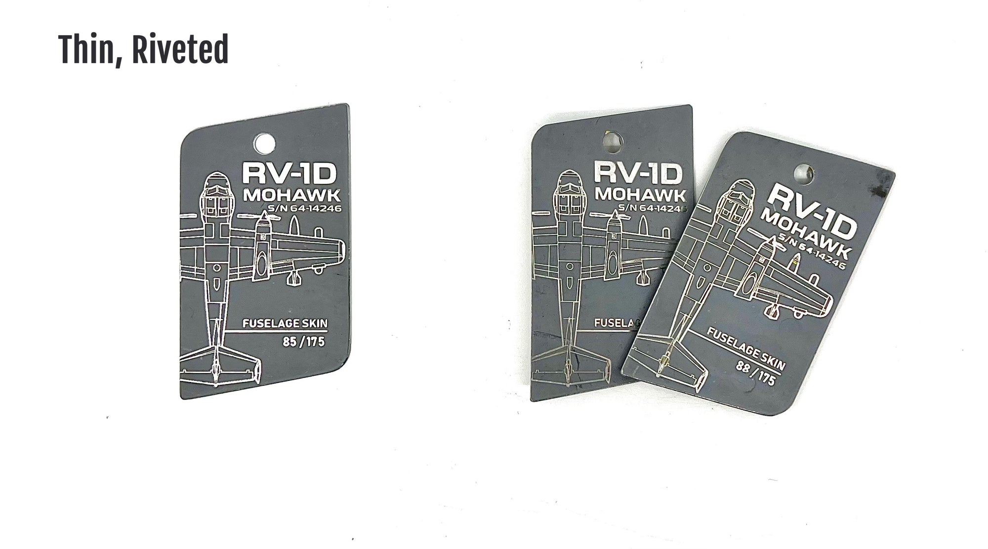 RV-1D Mohawk 62-14246 Fuselage Tag image 1