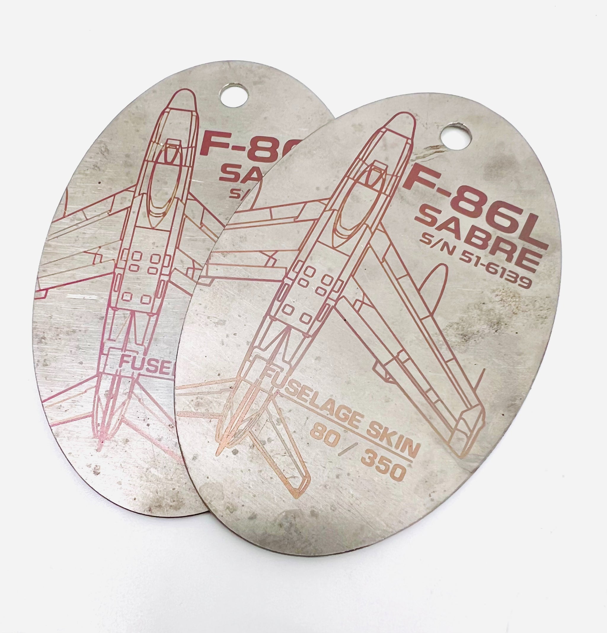 F-86L Sabre 51-6139 Aircraft Tag image 4
