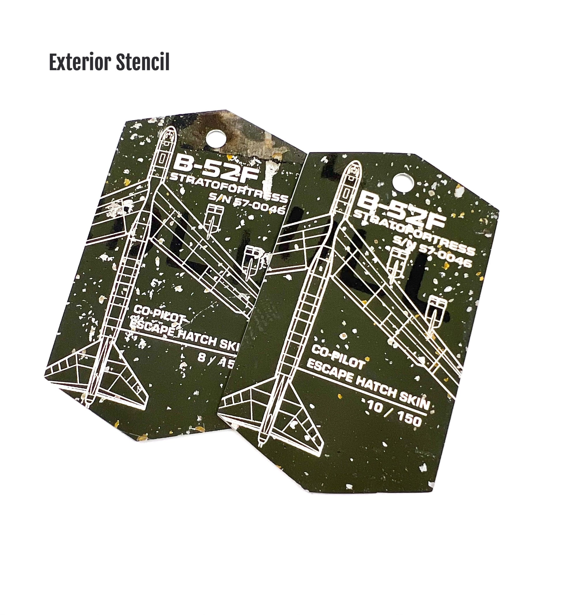 B-52F Stratofortress 57-0046 Co-Pilot Escape Hatch Tag image 2
