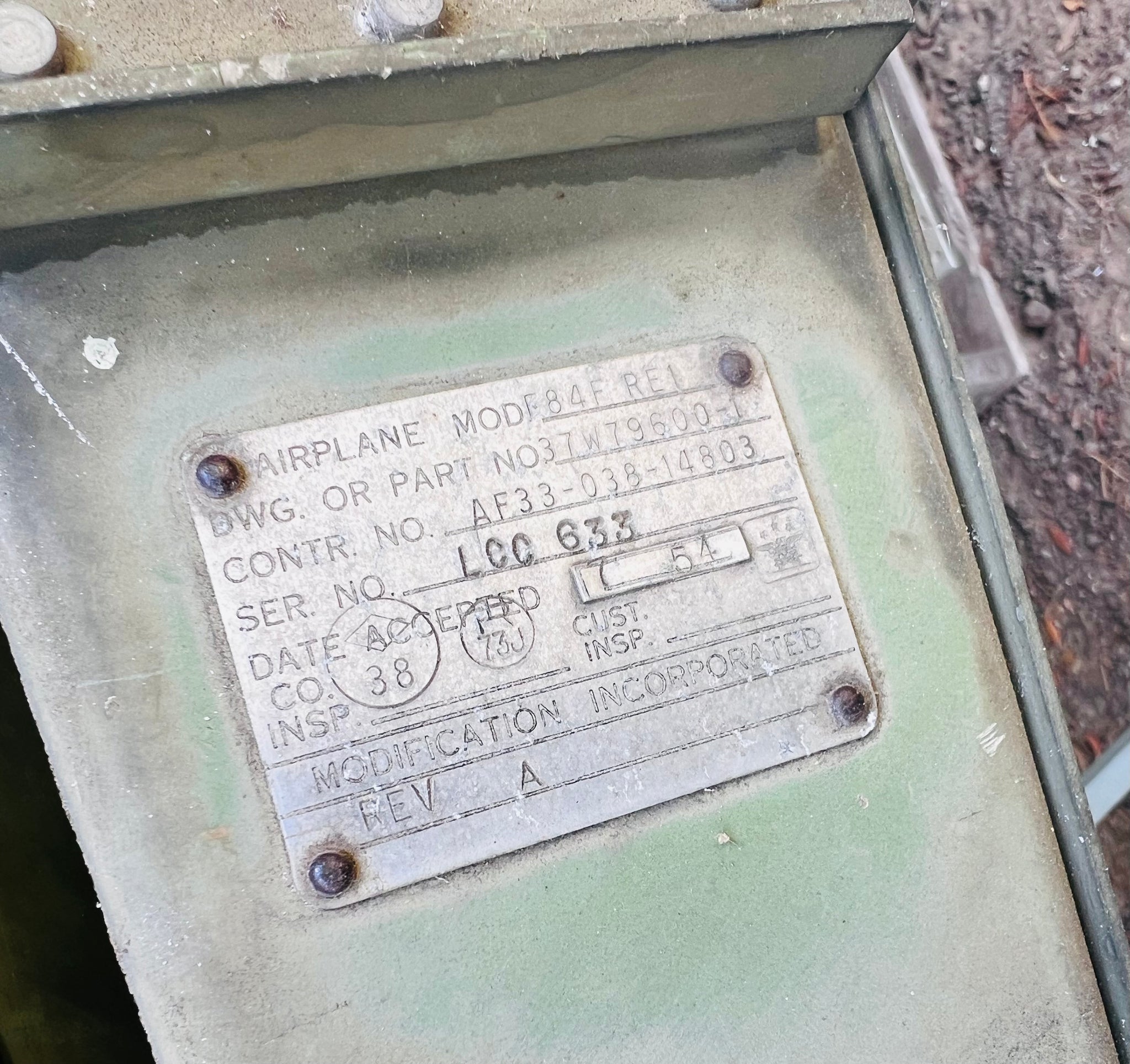 F-84F Thunderstreak Mk-7 Weapons Pylon Tag image 7