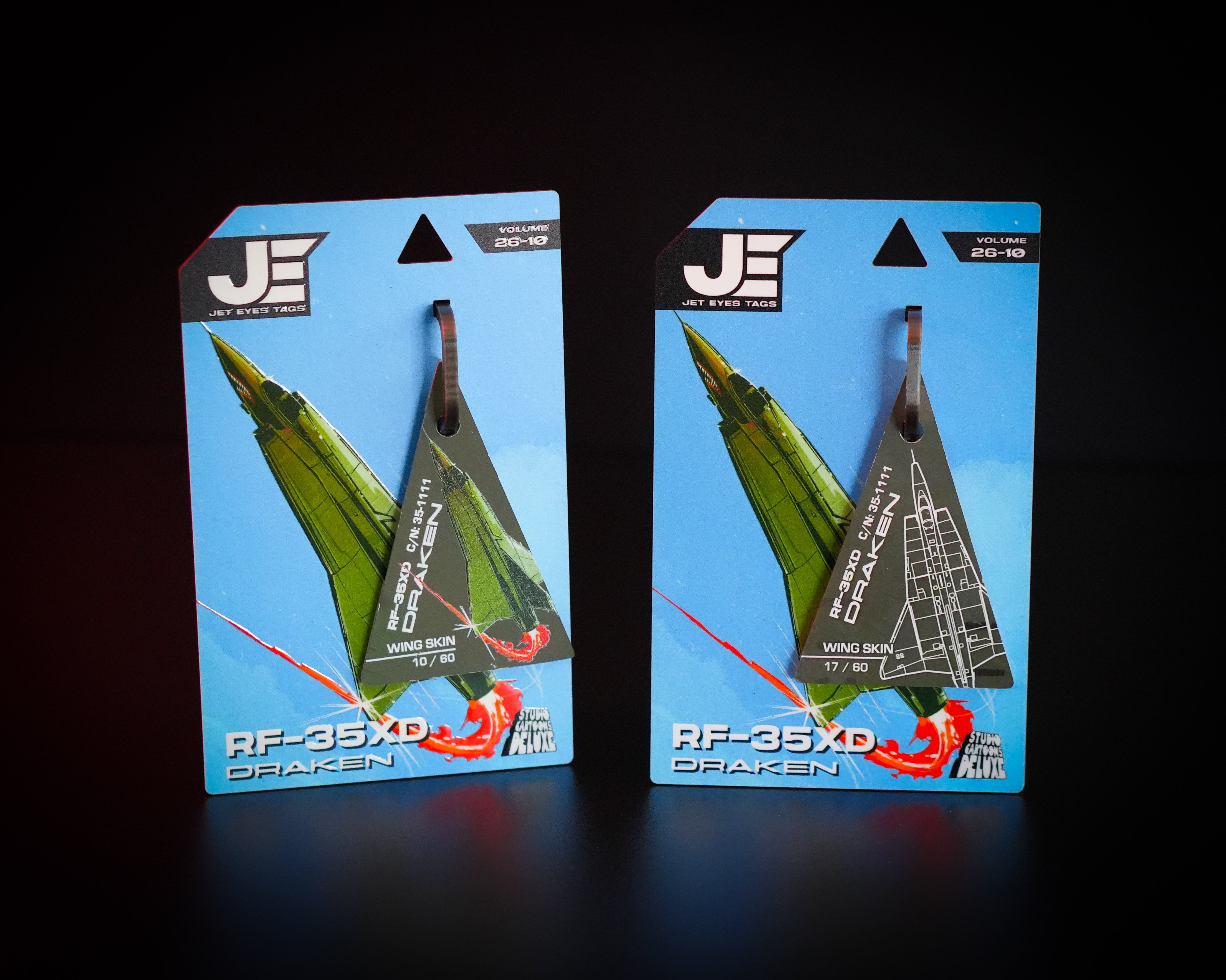 F-8 F-100 A-7タグ キーホルダー 3枚セット JETEYES JETs - BOMBER / ATTACK – JET EYES