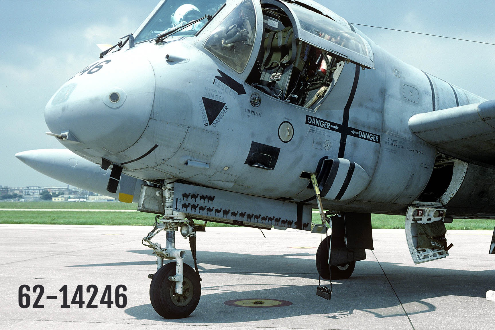 RV-1D Mohawk 62-14246 Fuselage Tag image 2