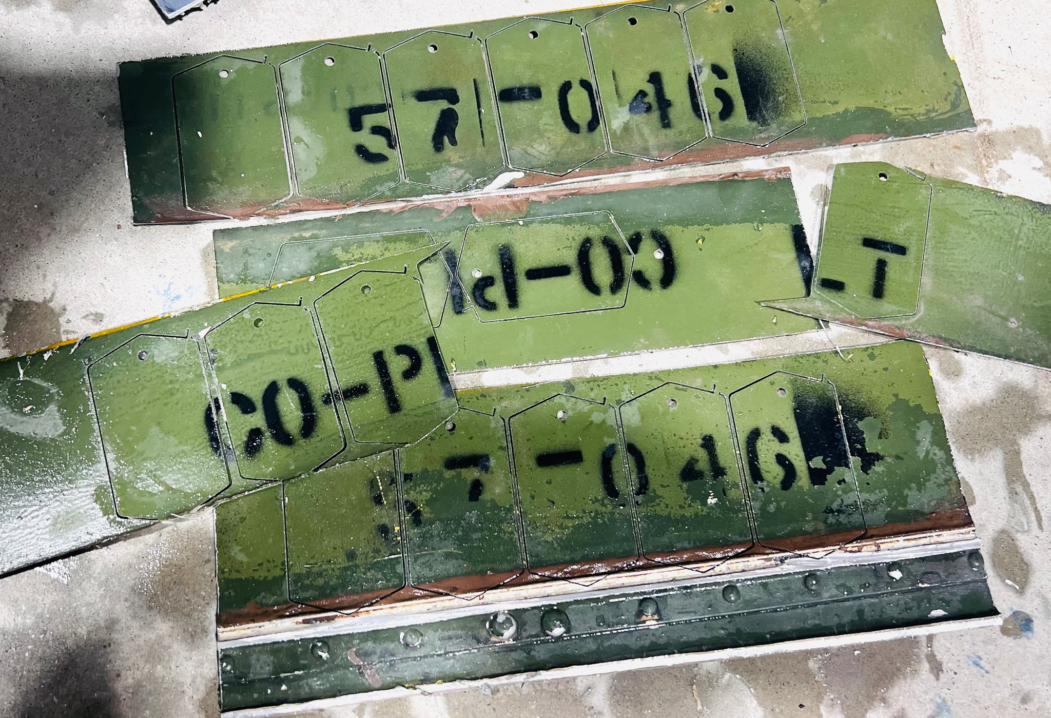 B-52F Stratofortress 57-0046 Co-Pilot Escape Hatch Tag image 5